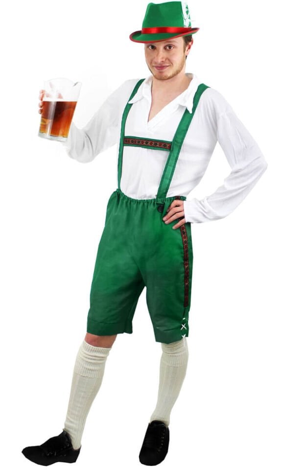 Almanya - Bavyera Erkek Kostümü, Oktoberfest Yetişkin Erkek Kıyafeti