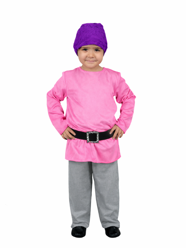 Pembe Renk Yedi Cüceler Kostümü, Pamuk Prenses ve Yedi Cüceler Kostümü