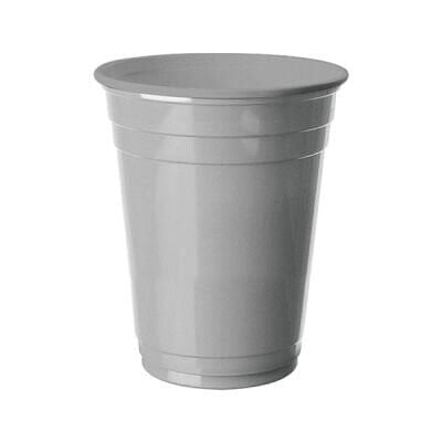 Gümüş Plastik Meşrubat Bardağı 8'li