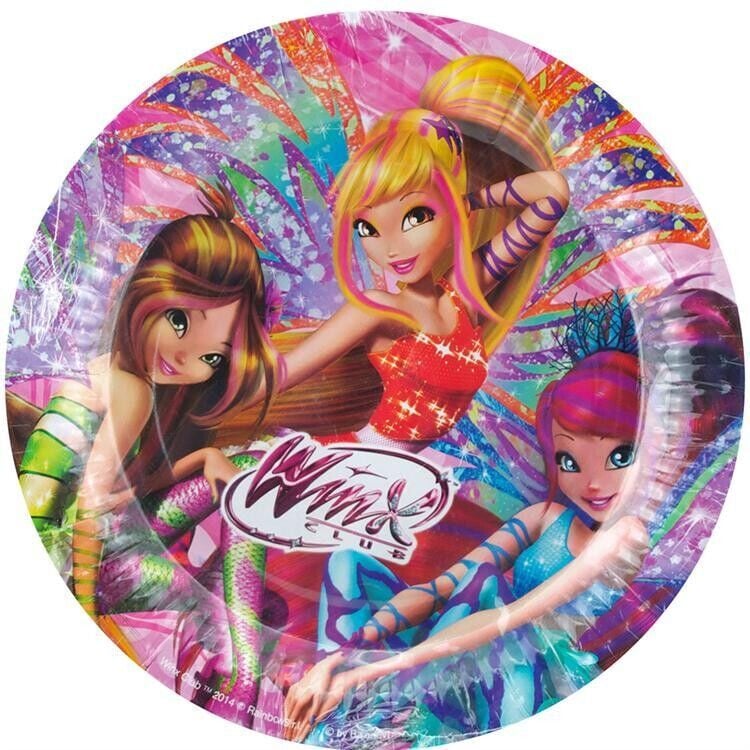 winx powerment 8'li tabak 23 cm