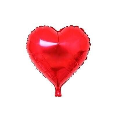 Kırmızı Kalp Folyo Balon 18 '' 45 cm