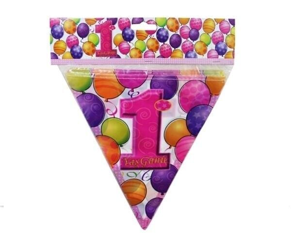 1. Yaş Üçgen Bayrak Seti