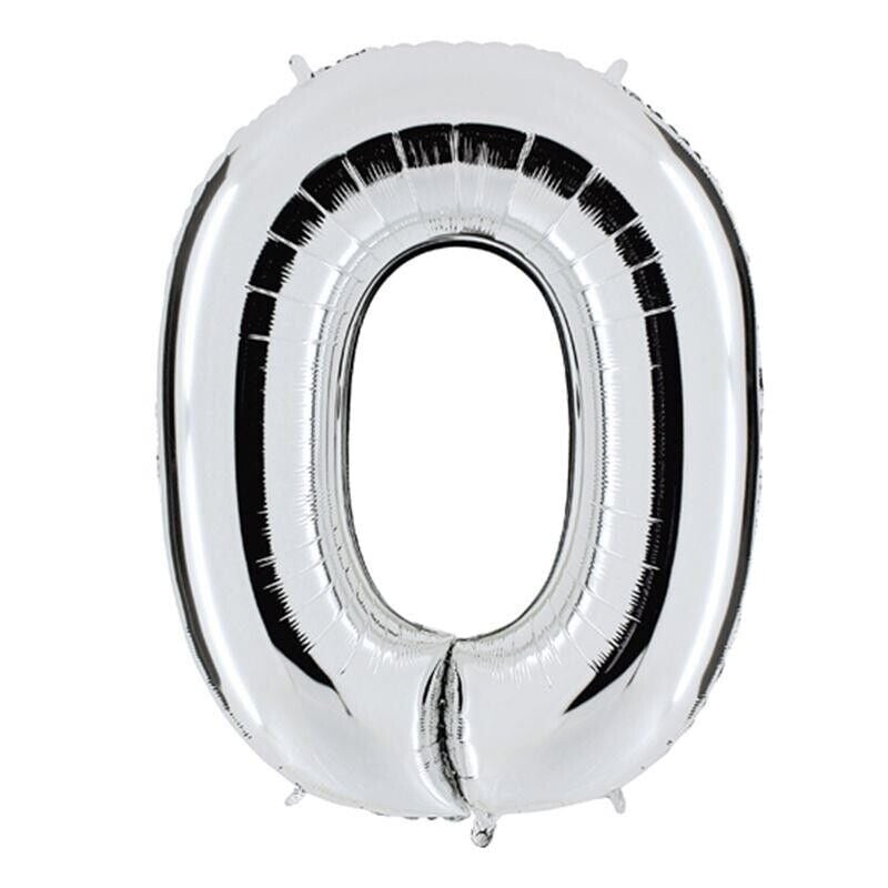 O Harf Folyo Balon Gümüş