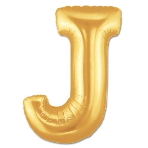 J Harf Folyo Balon Gold