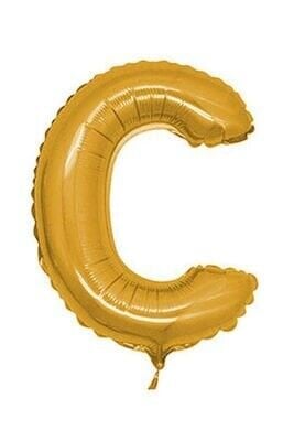 C harf Folyo Balon Gold