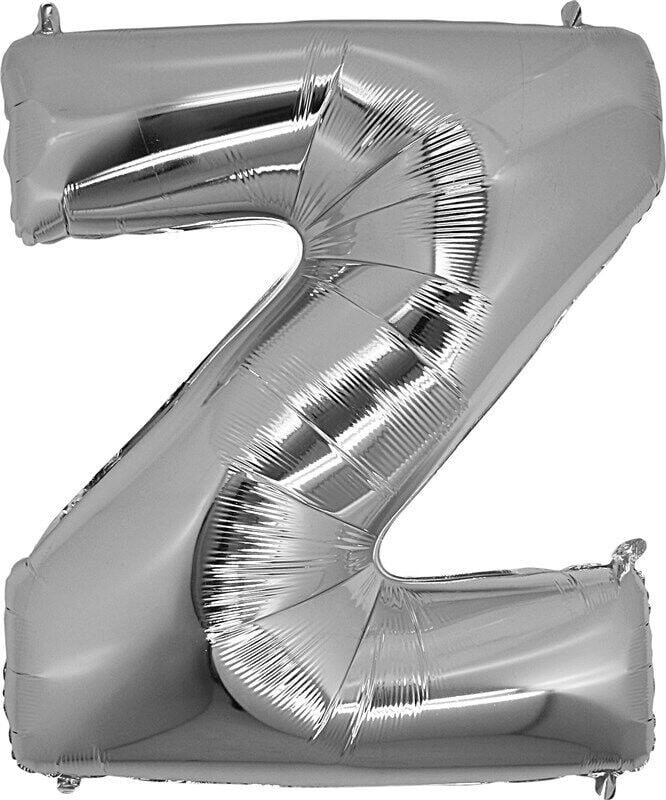 Z Harf Folyo Balon Gümüş