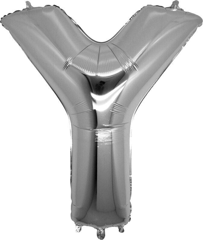 Y Harf Folyo Balon Gümüş