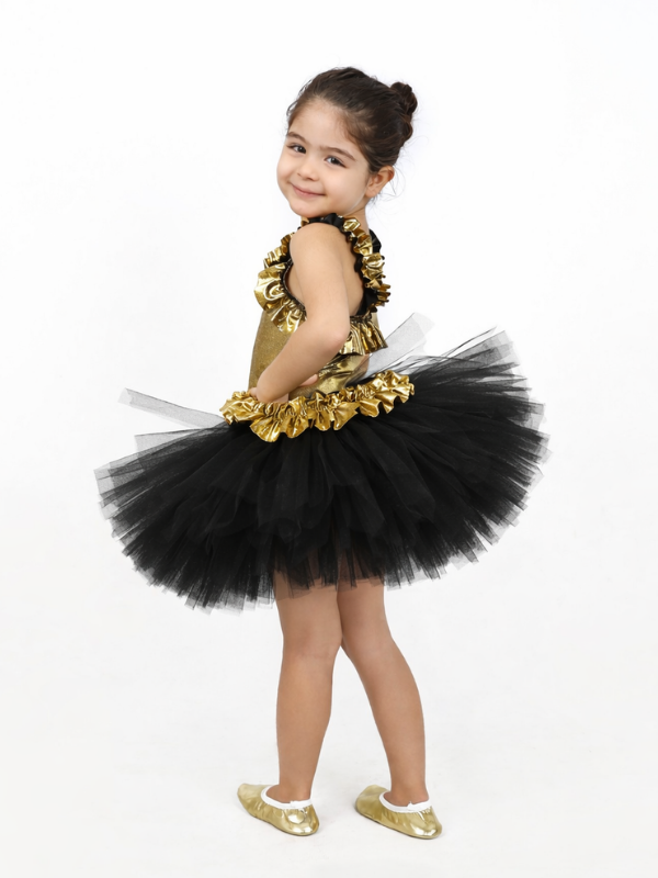 Gold Bale Kostümü, Kız Çocuk Bale Kostümü, Kız Bale Kıyafeti