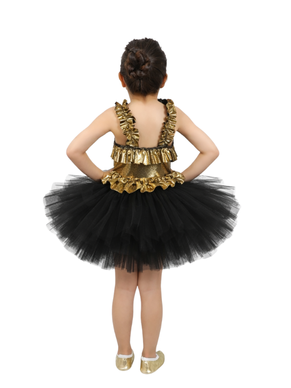 Gold Bale Kostümü, Kız Çocuk Bale Kostümü, Kız Bale Kıyafeti