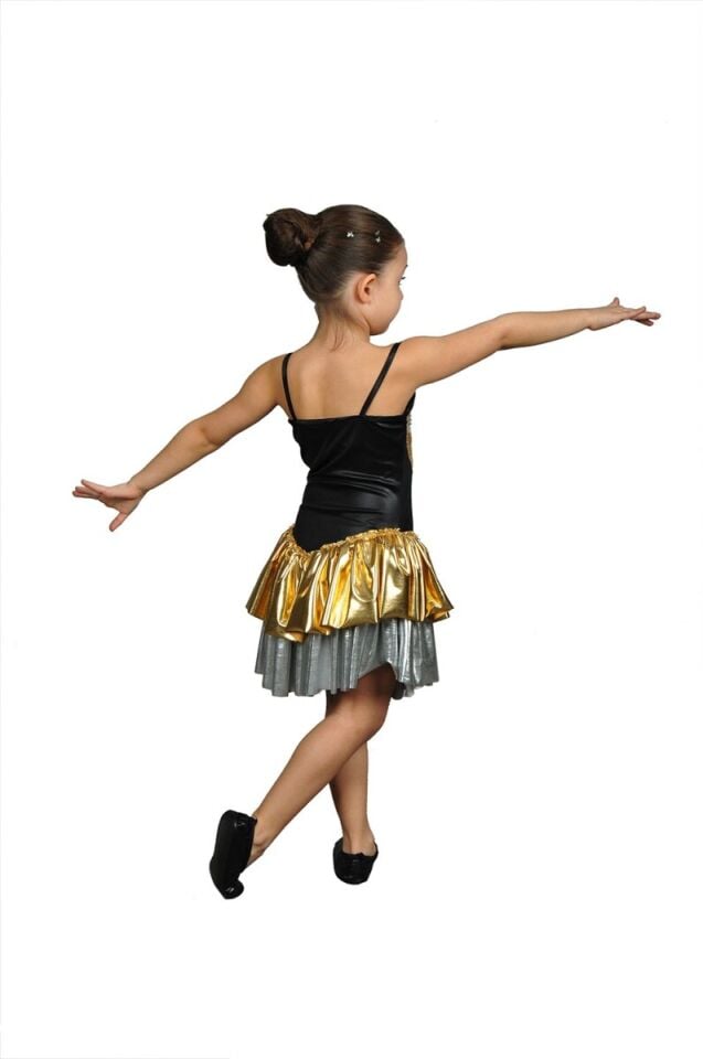 Lüx Modern Dans Kostümü, Kız Çocuk Modern Dans Kıyafeti