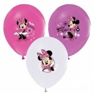 Minnie Mouse Baskılı Balon (10 Adet)