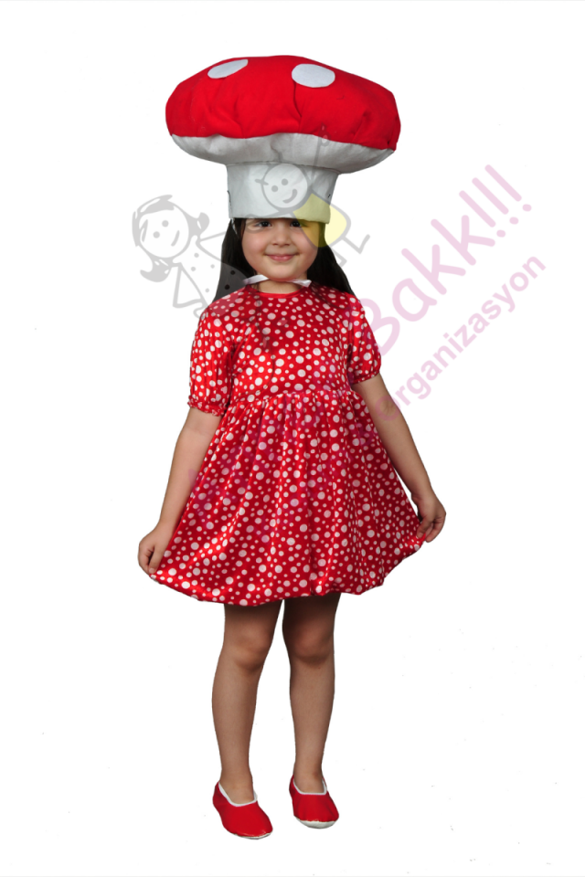 Mantar Kostümü, Çocuk Mantar Kostümü, Bitki Kostümleri