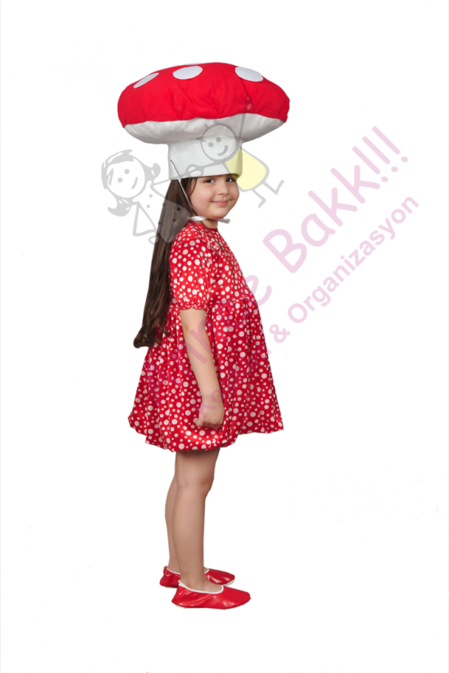 Mantar Kostümü, Çocuk Mantar Kostümü, Bitki Kostümleri