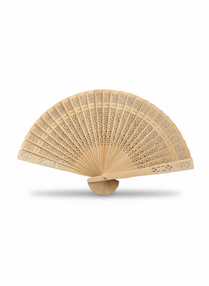 Ahşap Yelpaze, Kostüm Aksesuarı Ahşap Yelpaze