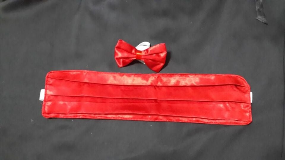 Kuşak ve Papyon Seti, Renkli Kuşak ve Papyon Seti, Kostüm Aksesuarları