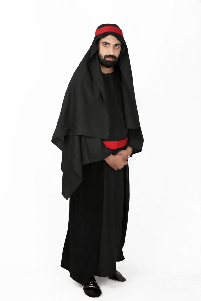 Yetişkin Erkek Arap Kostümü, Arap Temalı Erkek Kıyafeti