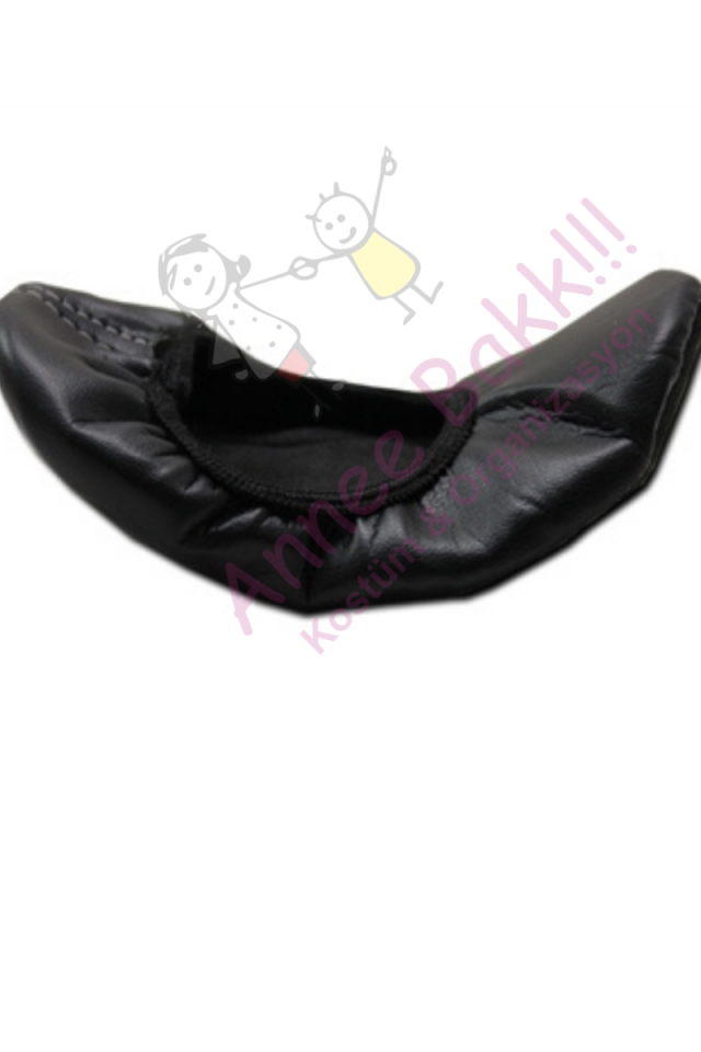 Siyah Pisi Pisi Ayakkabı, Gösteri ve Etkinlik Ayakkabısı, Bale Ayakkabısı