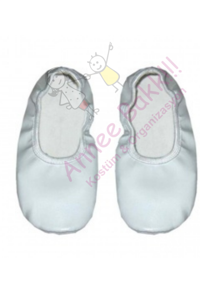 Beyaz Pisi Pisi Ayakkabı, Gösteri ve Etkinlik Ayakkabısı, Bale Ayakkabısı