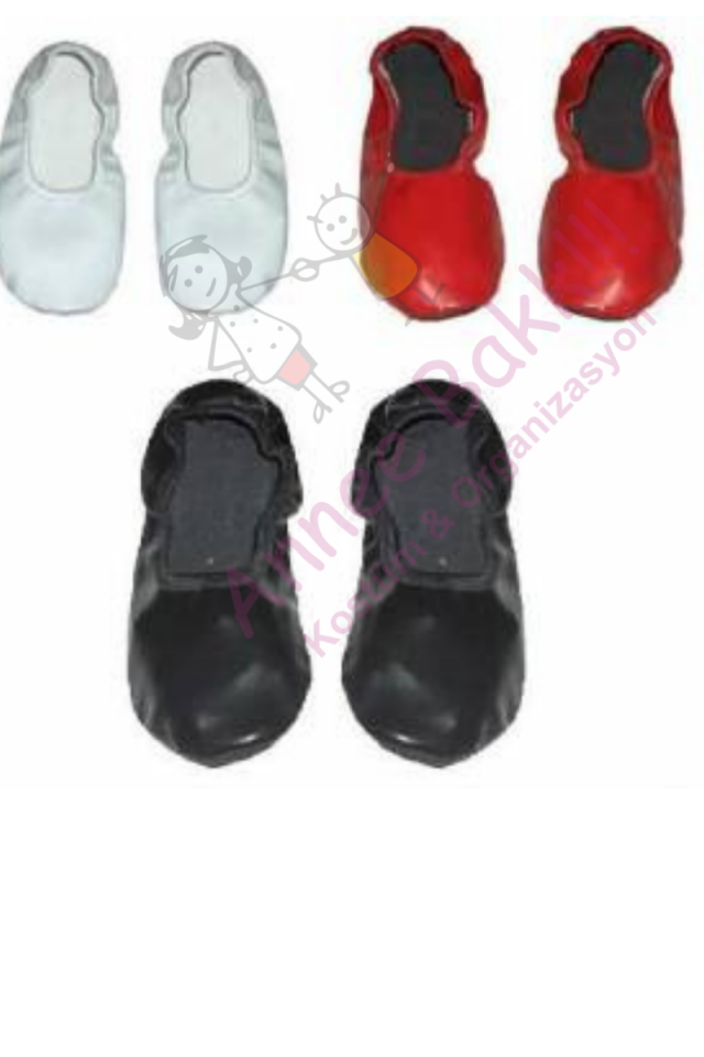 Beyaz Pisi Pisi Ayakkabı, Gösteri ve Etkinlik Ayakkabısı, Bale Ayakkabısı