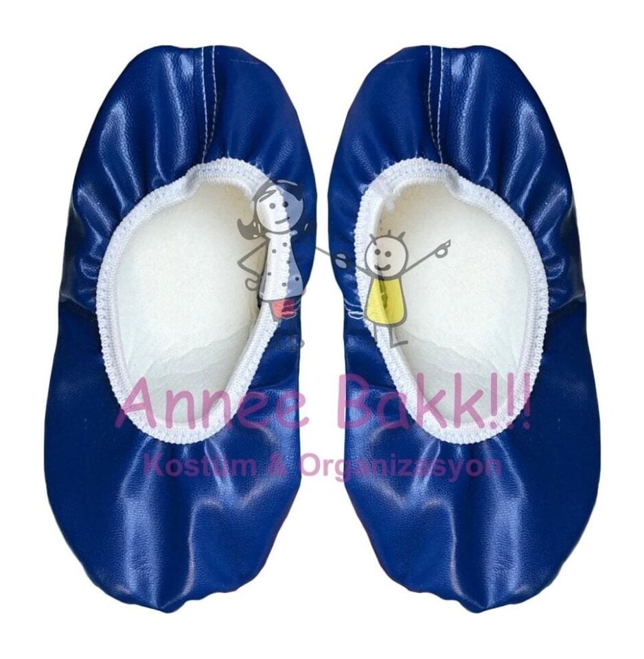 Mavi Pisi Pisi Ayakkabı, Gösteri ve Etkinlik Ayakkabısı, Bale Ayakkabısı
