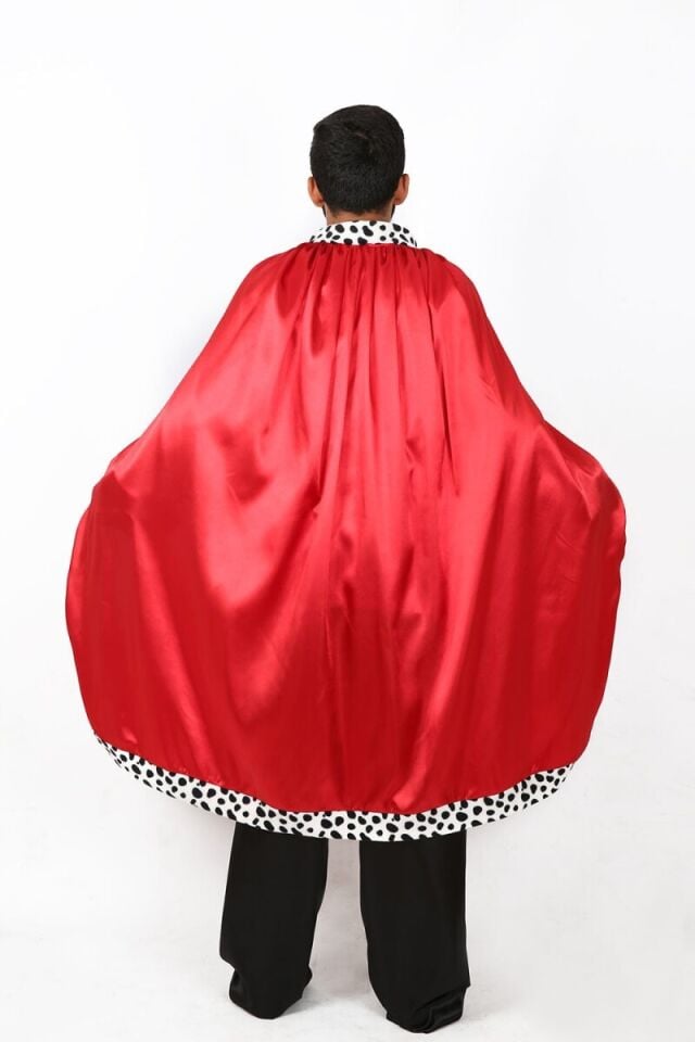 Kral Kostüm Pelerini, Kadife Kumaş Kral Pelerini, Karakter Kostüm Aksesuarları