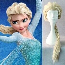 Karlar Ülkesi Prenses Elsa Peruğu