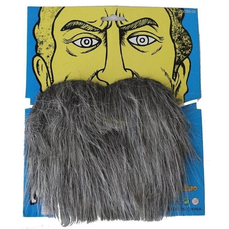 Gri Renk Kırçıllı Takma Sakal, Kostüm ve Parti Aksesuarları, Hızlı Kargo