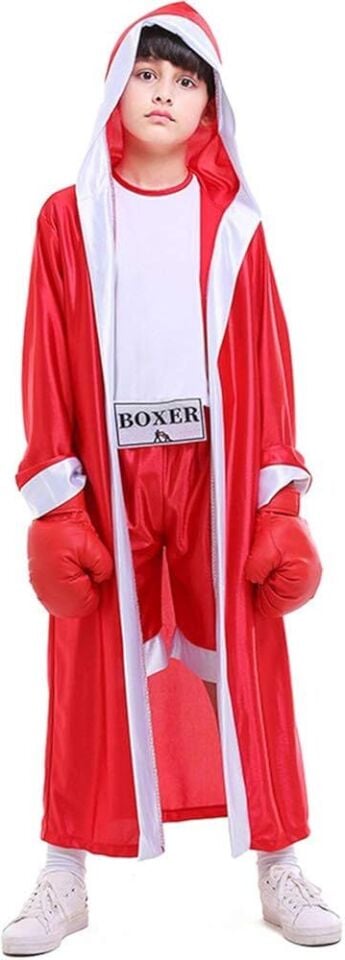 Kapüşonlu Çocuk Boksör Pelerini, Boksör Pelerini