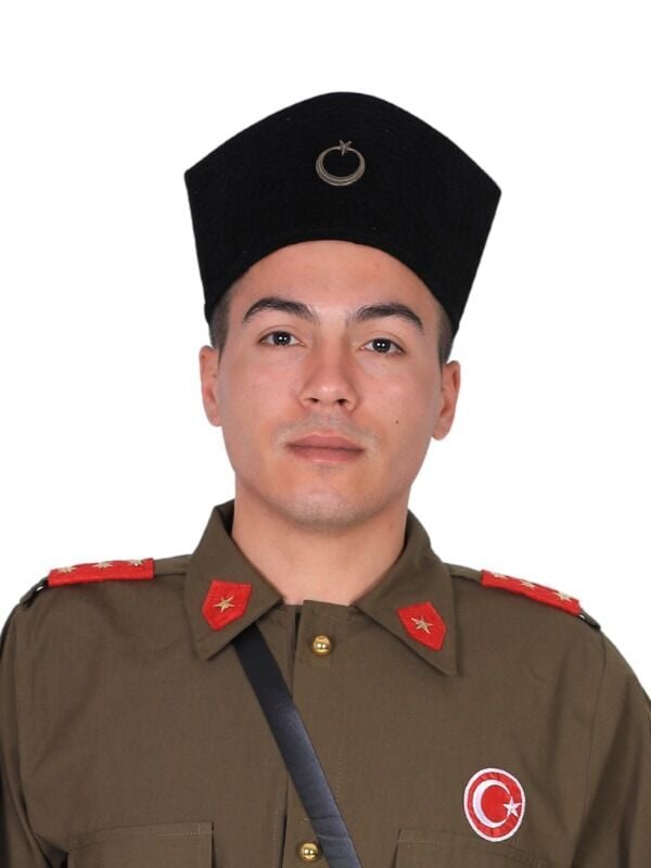 Yetişkinler İçin Atatürk Kalpak Şapka, Kalpak Şapka, Kurtuluş Savaşı Şapka