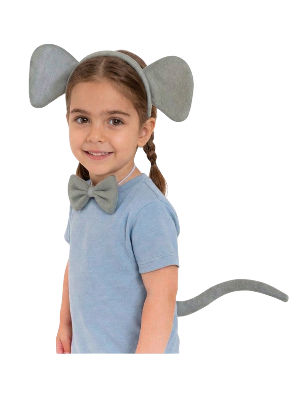 Çocuk Fil Taç Seti 3 Parça, Hayvan Taç Seti