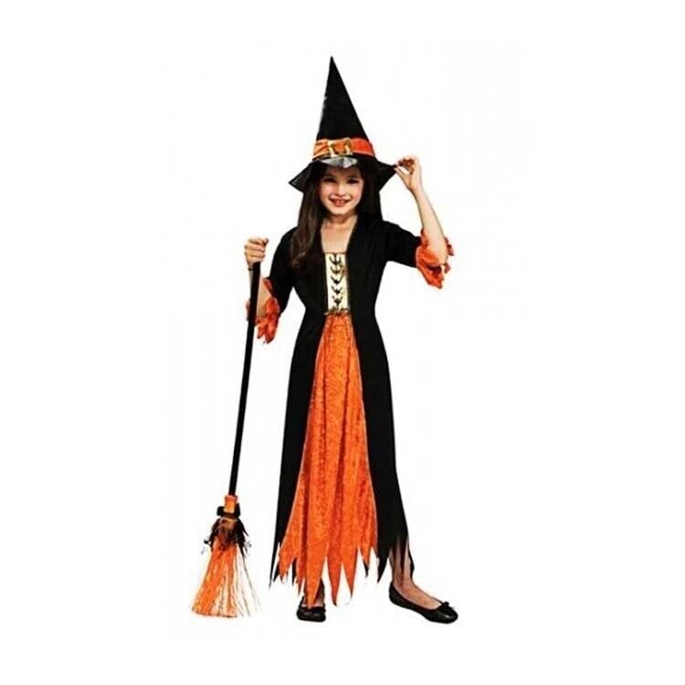 Cadı Kostümü Kız Çocuk, Halloween Etkinlik Çocuk Kostümleri