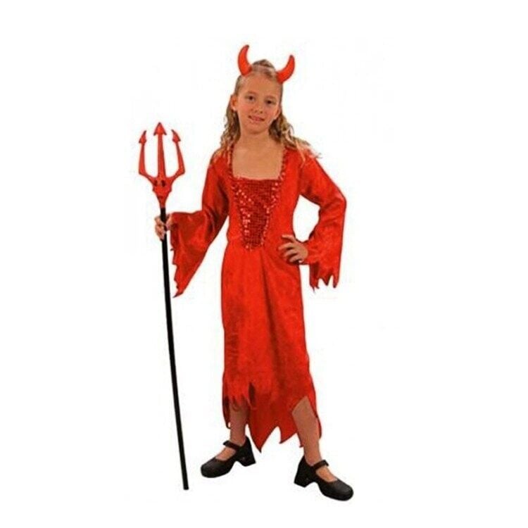Şeytan Kız Çocuk Kostümü