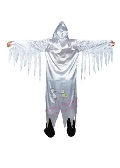 Yetişkin-Hayalet Kostümü, Unisex Hayalet Kostümü, Cadılar Bayramı