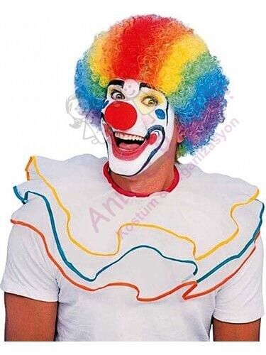 Palyaço Peruğu, Renkli Bonus Kafa, Renkli Palyaço Peruğu