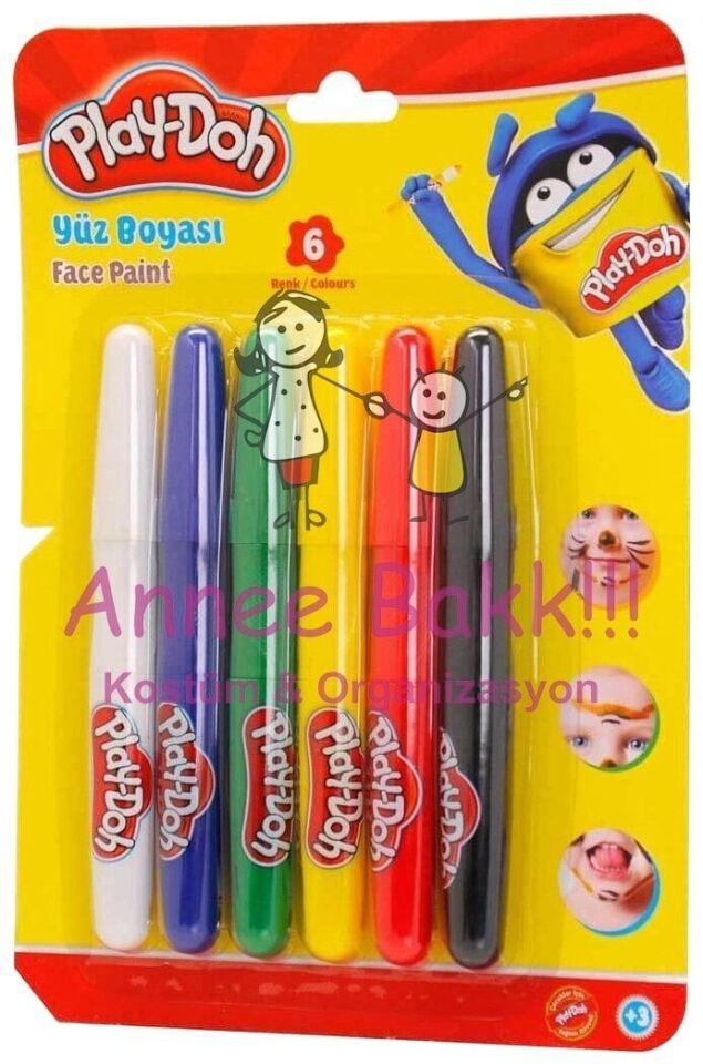 Play-Doh Yüz Boyası, Play-Doh Yüz Boyama