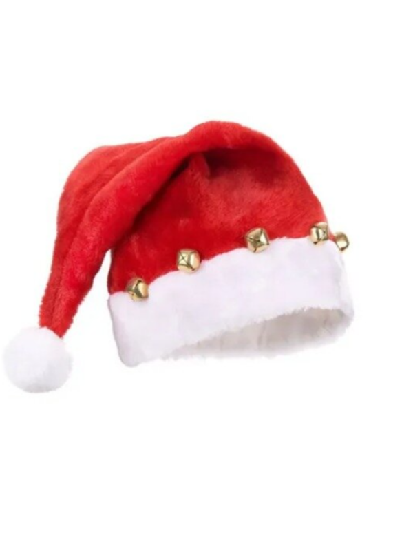 Zilli Noel Baba Şapkası, Noel Baba Kostüm Aksesuarları