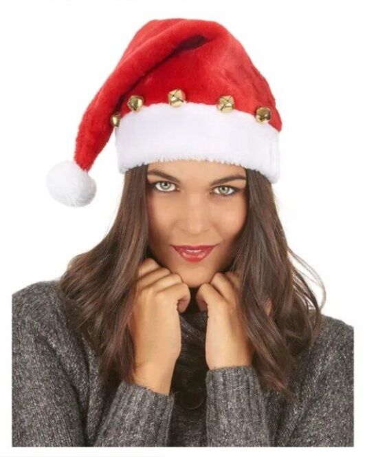 Zilli Noel Baba Şapkası, Noel Baba Kostüm Aksesuarları