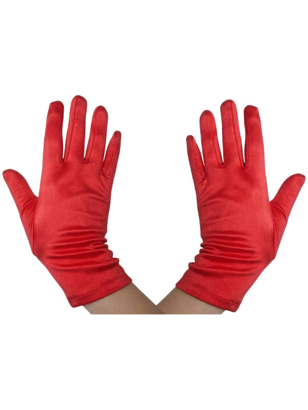 Kırmızı Yetişkin Eldiveni, Sihirbaz Eldiveni, Kostüm Eldiven