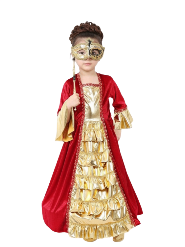 Fransız Kız Çocuk, Kontes-Rönesans Kostümü, Tarihi Rönesans Dönemi Kız Kostümü, Masalsı Kostümler