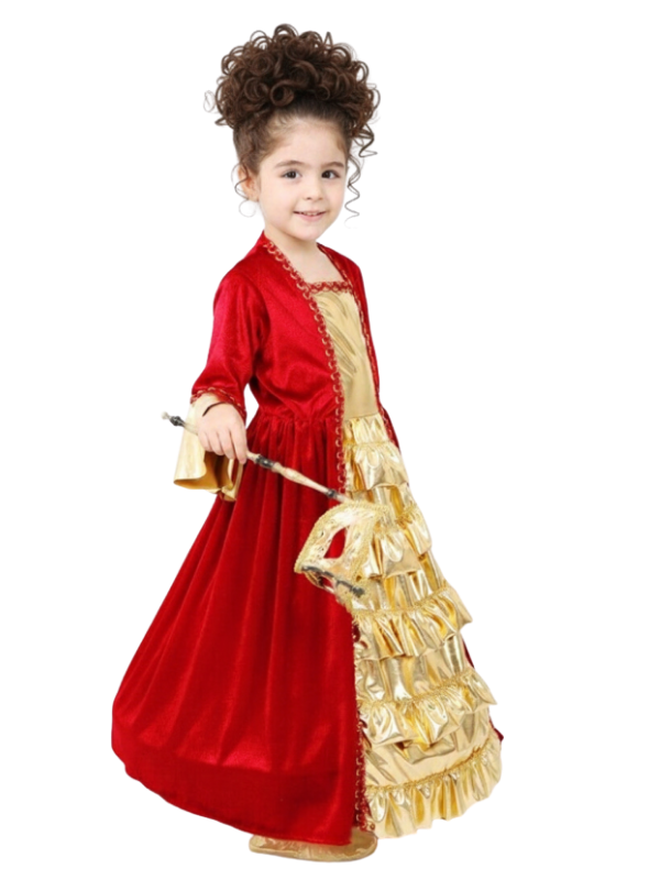 Fransız Kız Çocuk, Kontes-Rönesans Kostümü, Tarihi Rönesans Dönemi Kız Kostümü, Masalsı Kostümler