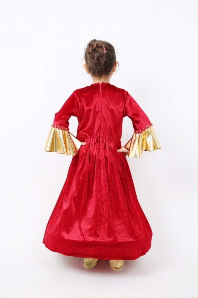 Fransız Kız Çocuk, Kontes-Rönesans Kostümü, Tarihi Rönesans Dönemi Kız Kostümü, Masalsı Kostümler