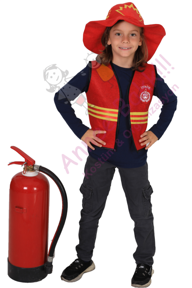 Çocuklar İçin İtfaiyeci Kostüm Seti, İtfaiyeci Kıyafeti