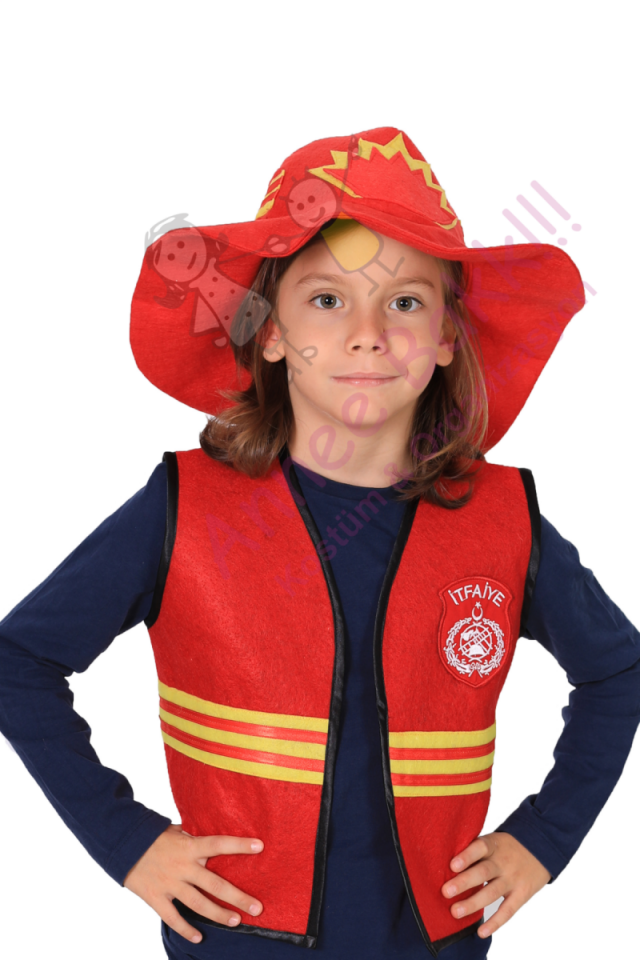 Çocuklar İçin İtfaiyeci Kostüm Seti, İtfaiyeci Kıyafeti