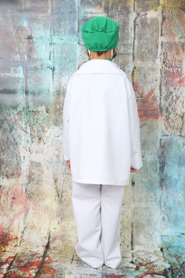 Çocuk Doktor Kostüm Seti, Doktor Çocuk Kıyafet Seti, Sevimli Meslekler Serisi