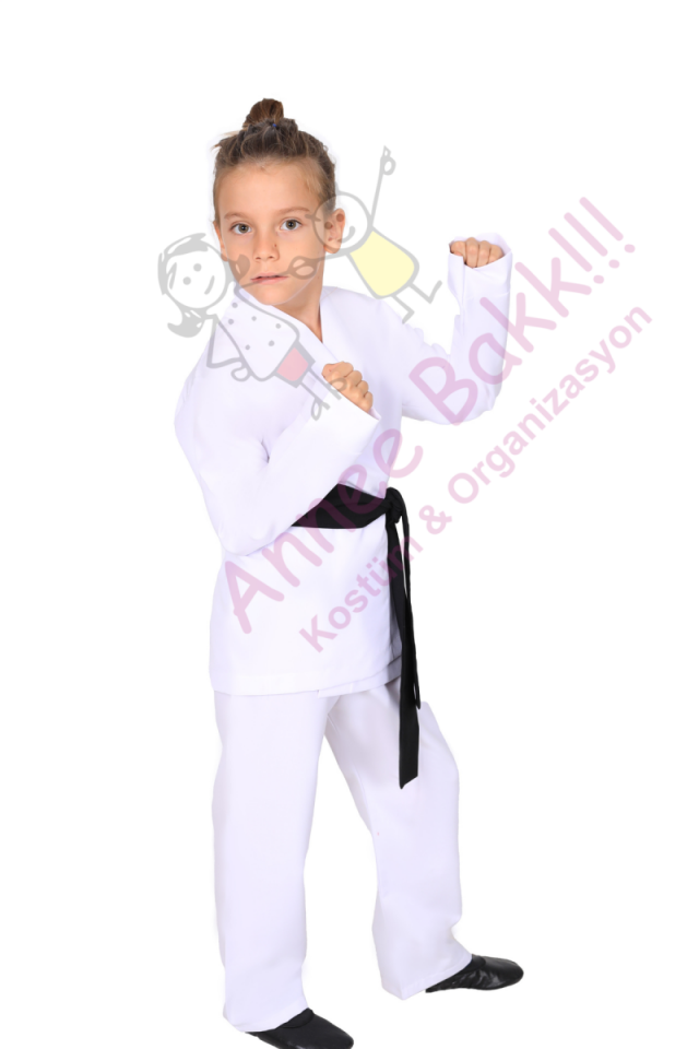 Tekvando-Karate Hocası Kostümü, Çocuklara Özel Karate Kıyafeti, Meslek Kostümleri