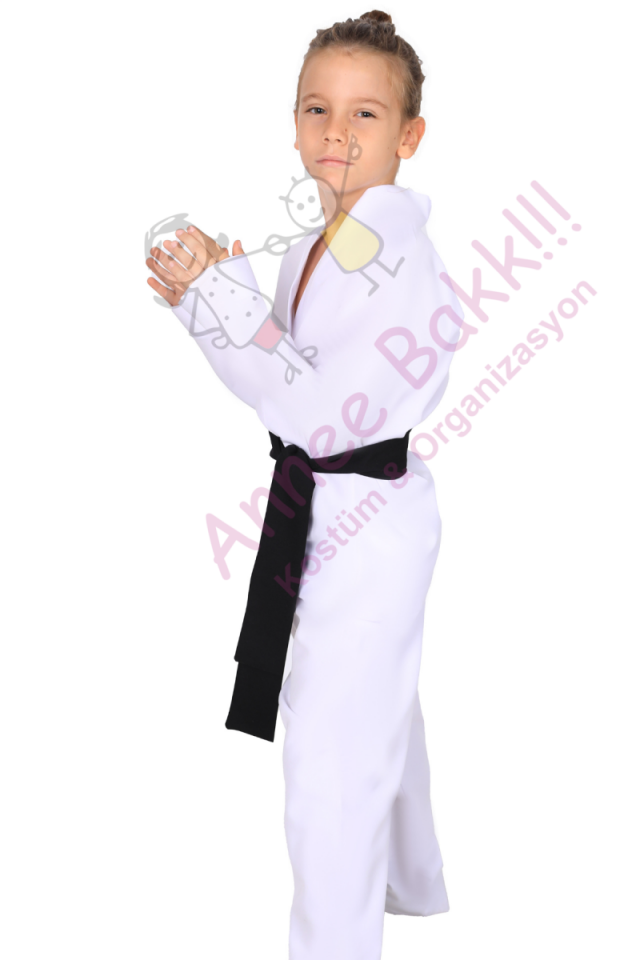 Tekvando-Karate Hocası Kostümü, Çocuklara Özel Karate Kıyafeti, Meslek Kostümleri