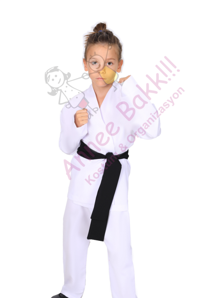 Tekvando-Karate Hocası Kostümü, Çocuklara Özel Karate Kıyafeti, Meslek Kostümleri