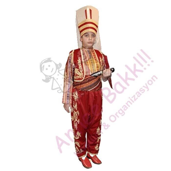 Mehteran Takımı Kostümü, Osmanlı Ordusu Mehteran Kostümü, Kiralık Tarihi ve Yöresel Kostümler