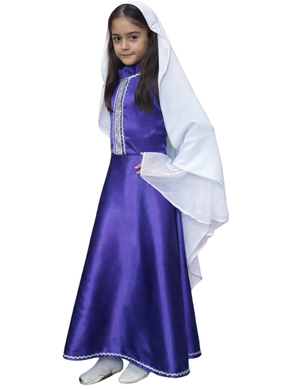 Kafkas Kız Elbisesi, Kafkas Dans Kostümü, Kız Çocuk Kafkas Dans Kıyafeti