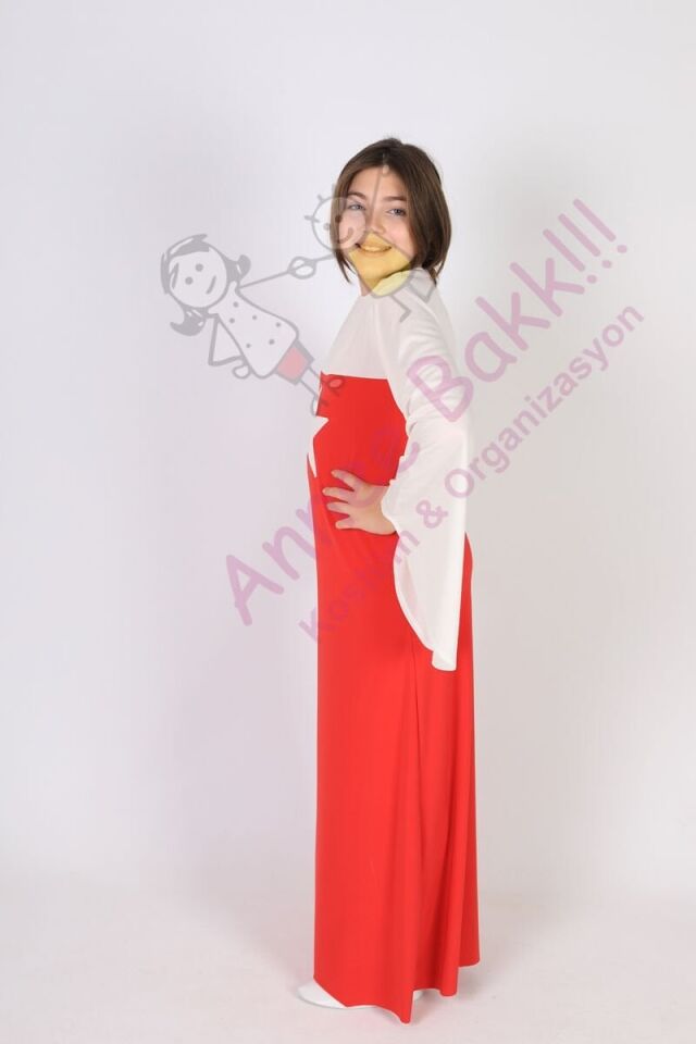 Türkiye Kız Çocuk Kostümü, Türk Bayrağı Temalı Gösteri ve Etkinlik Kostümü